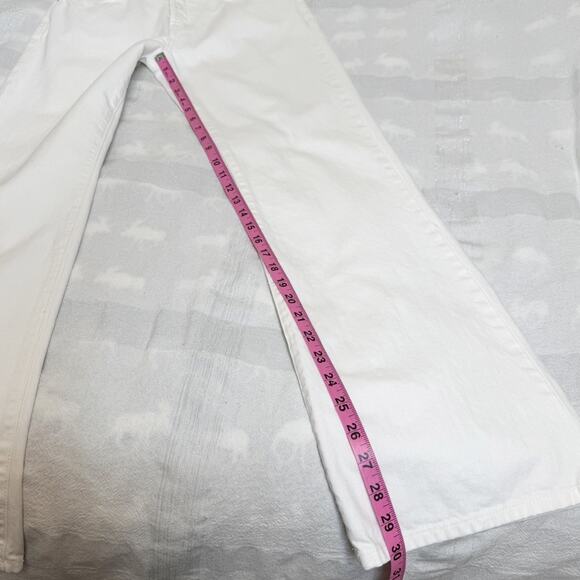 Nili Lotan Juliet High Waist Jeans in Cream Wash Size 25 - Picture 9 of 16